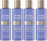 Neutrogena Oil-Free Eye Makeup Remover & Cleanser,Gentle & Non-Greasy Makeup Remover for Waterproof Mascara,8 fl. Oz,(Pack of 4)