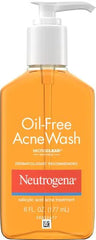 Neutrogena Oil-Free Acne Face Wash, Breakout Prone Skin Facial Cleanser with 2% Salicylic Acid Acne Treatment for Face, 6 fl. oz (Pack of 2)